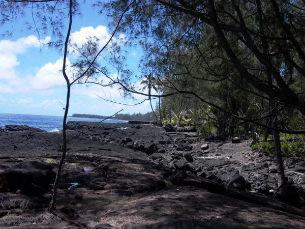Kehena Nudist Black Sand Beach Big Island Hawaii
